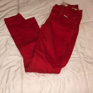Pacsun red skinny pants
